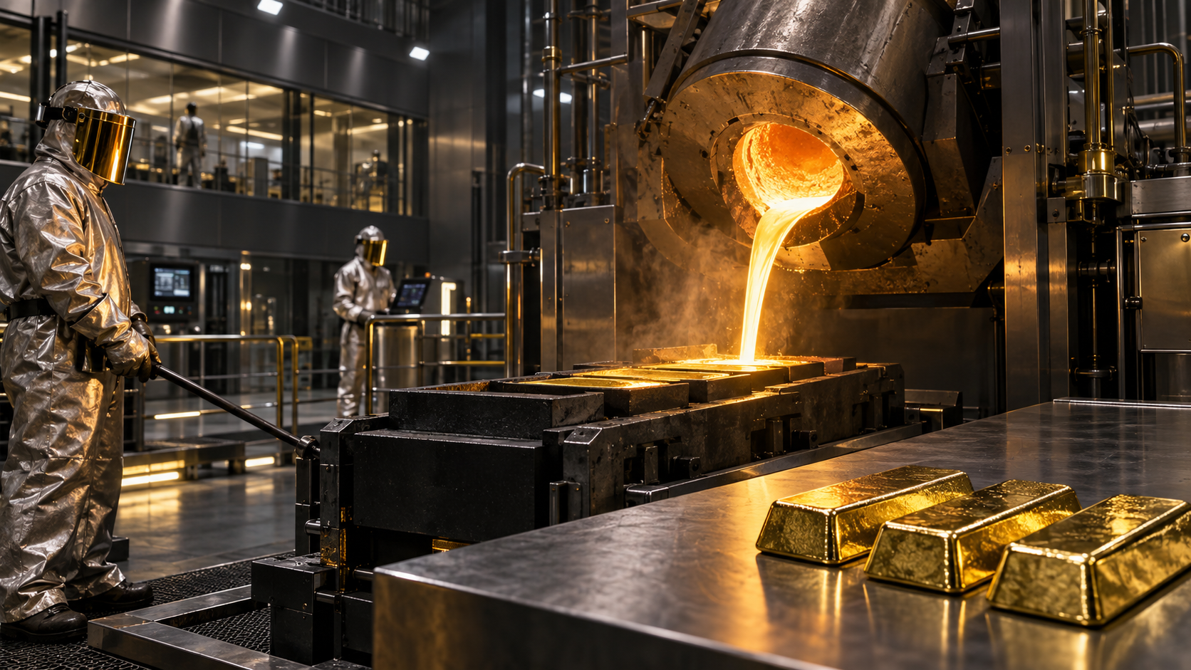 Modern high-security precious metals refinery concept